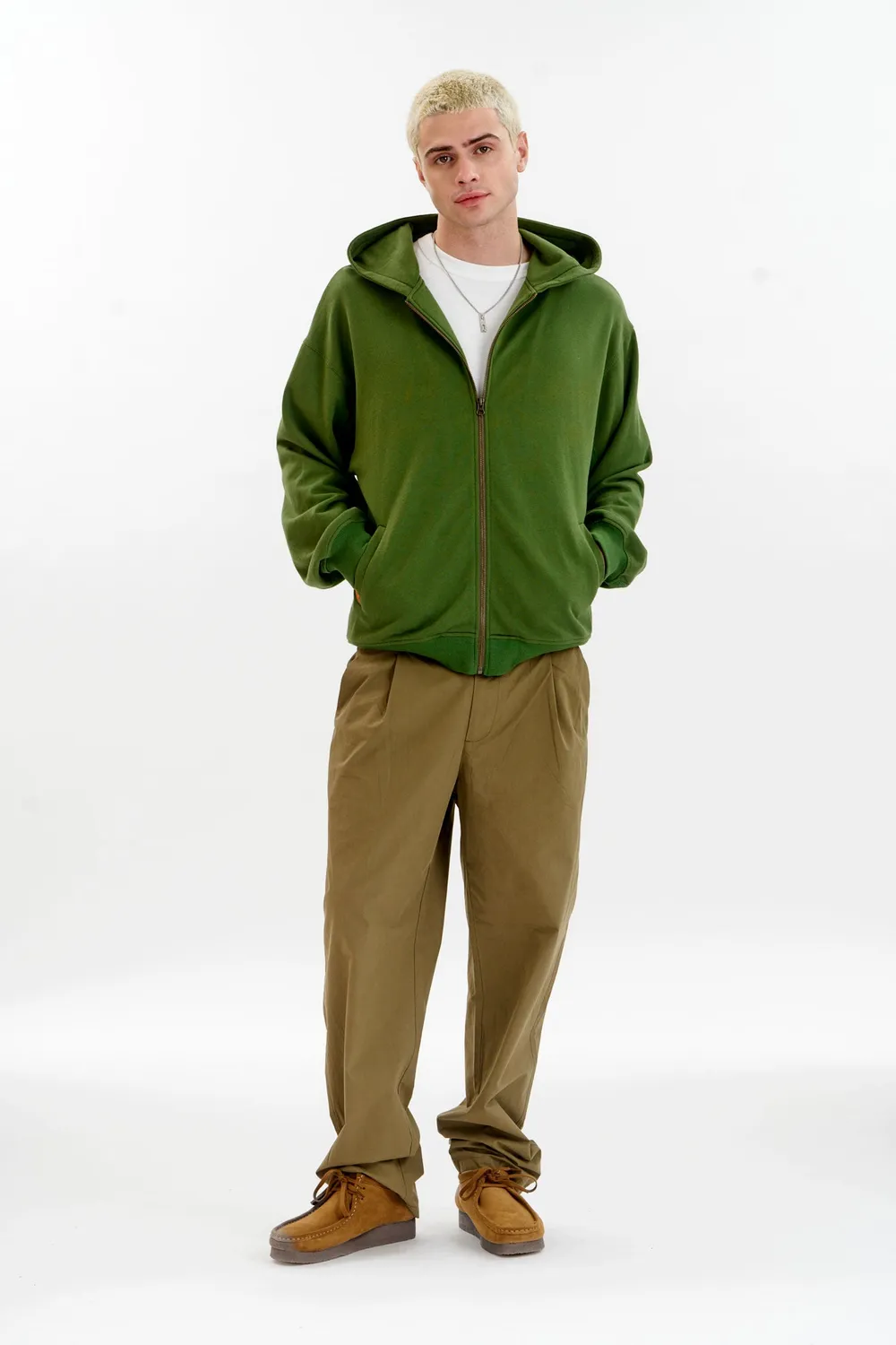 Komodo Luca Hoodie Grün Bio-Baumwolle