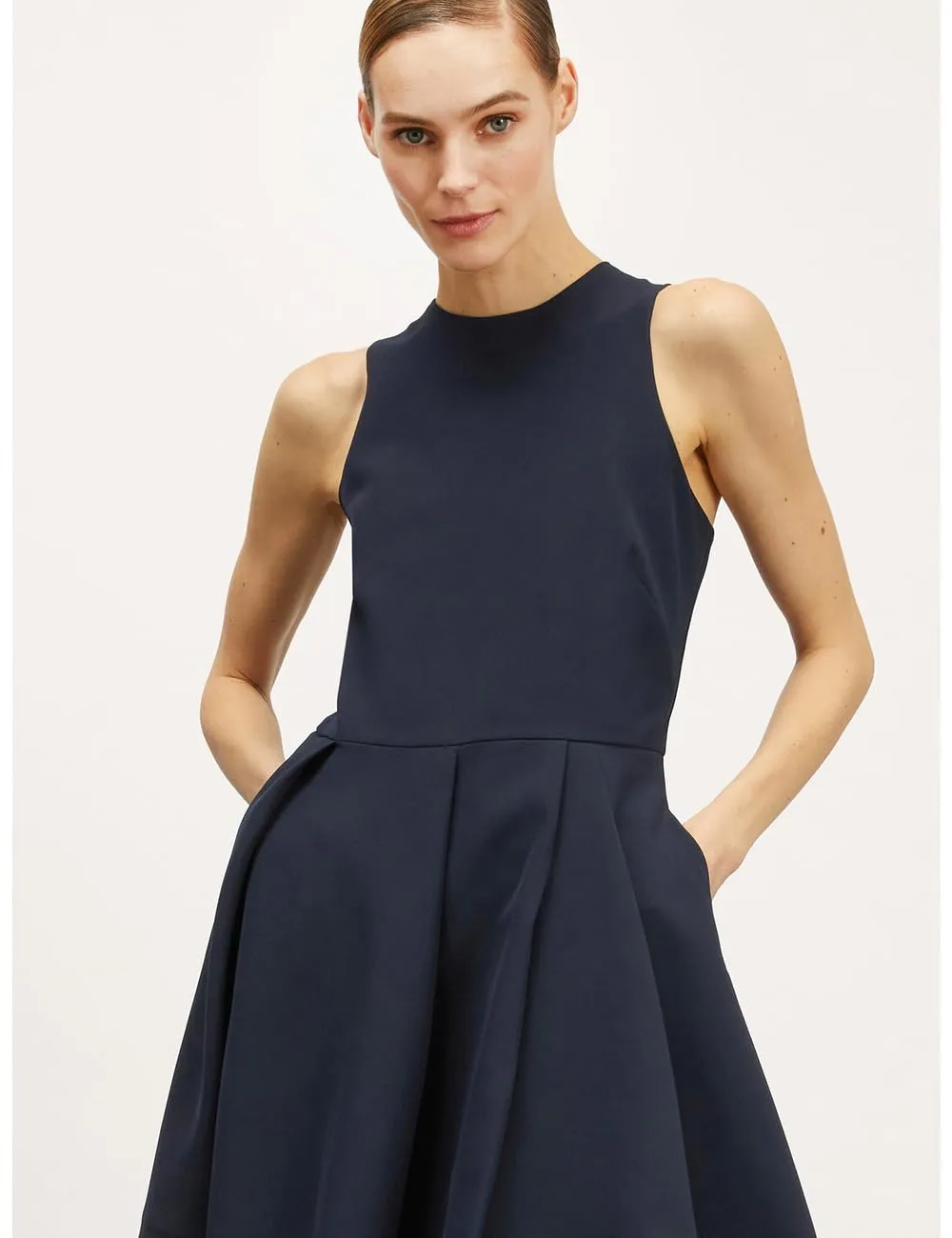 Motivi Minikleid Plissee-Rock Größe 38