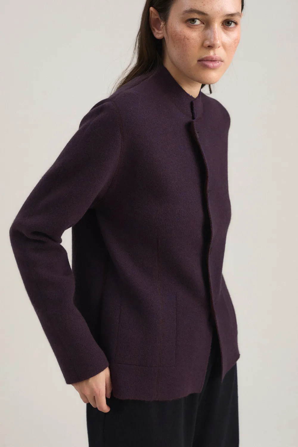 Oyuna Niaza Jacke Carob-Ink Wendejacke