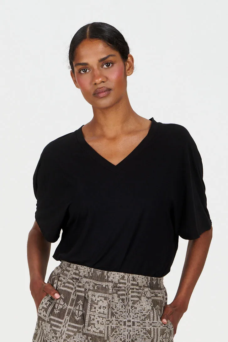 Komodo Dhalia T-Shirt Schwarz Modal EUR 38