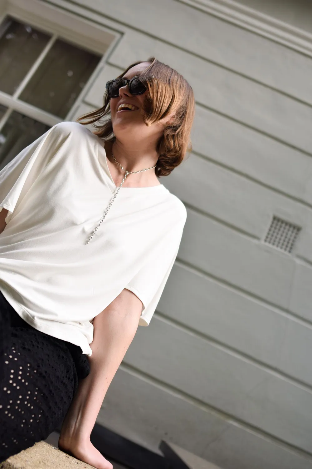 Komodo Dhalia T-Shirt Damen weiß aus Modal