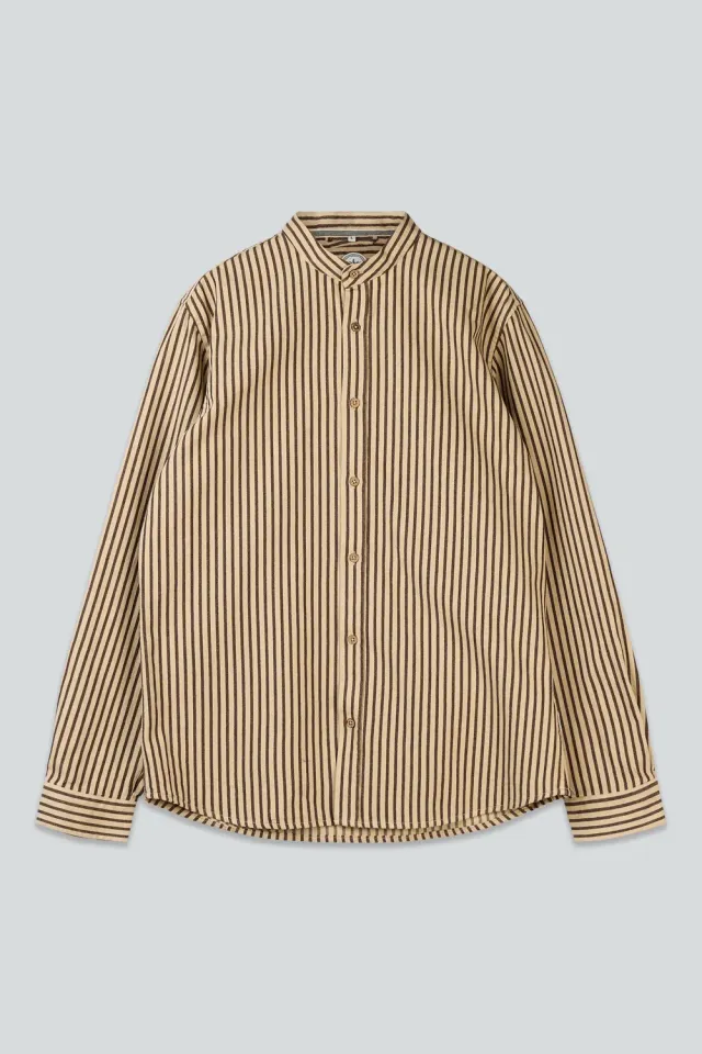 LAKOR Kløvedal Hemd Coffee Bean S-XXXL Baumwolle