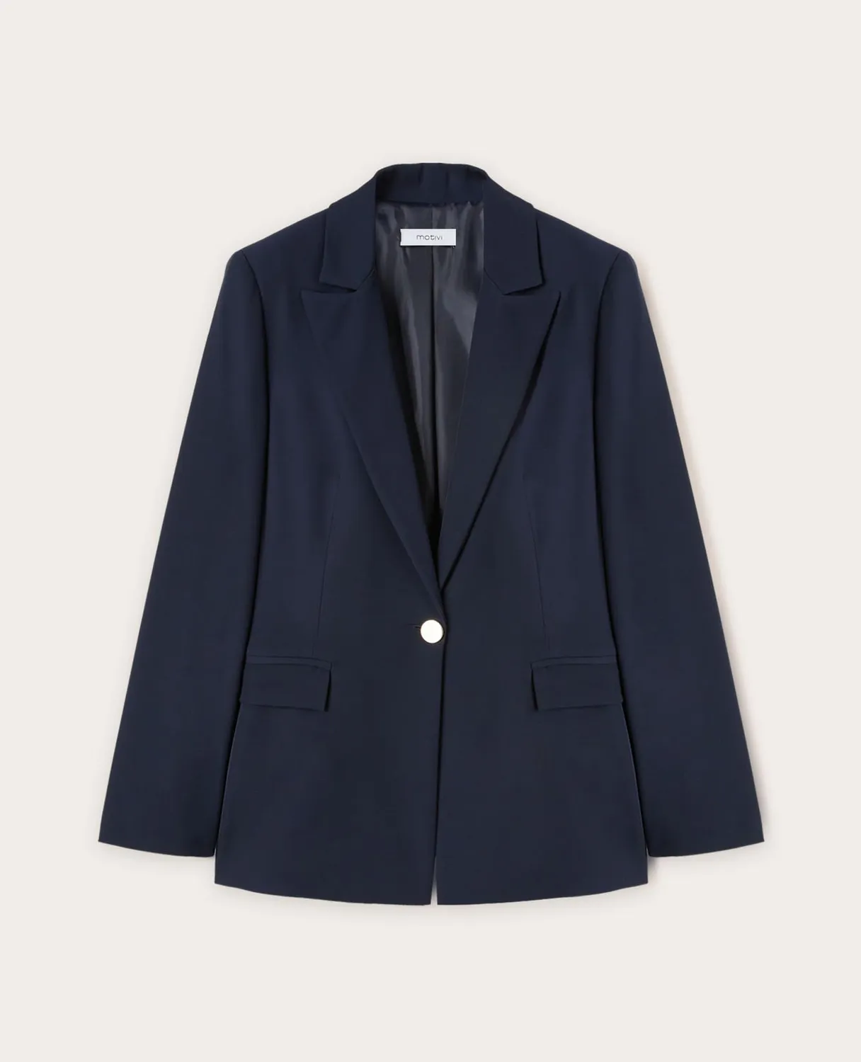 Motivi Blazer einreihig mit Knopf Damen fließend