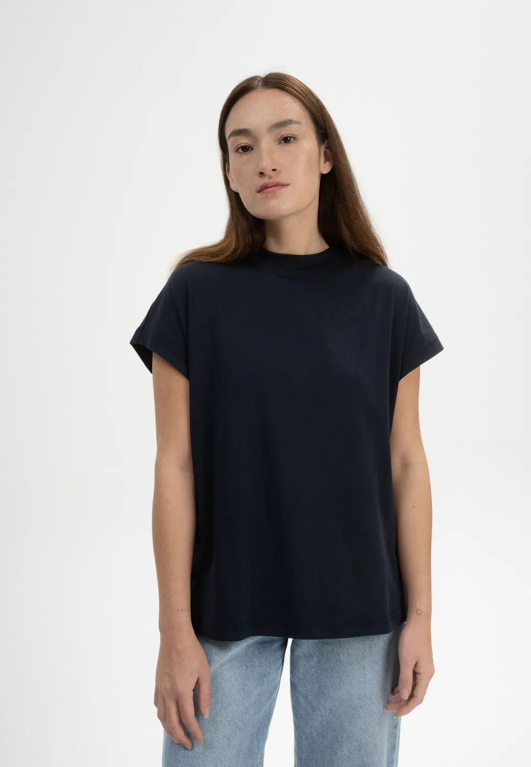 MELA MADHU T-Shirt Fledermaus weiß M Baumwolle