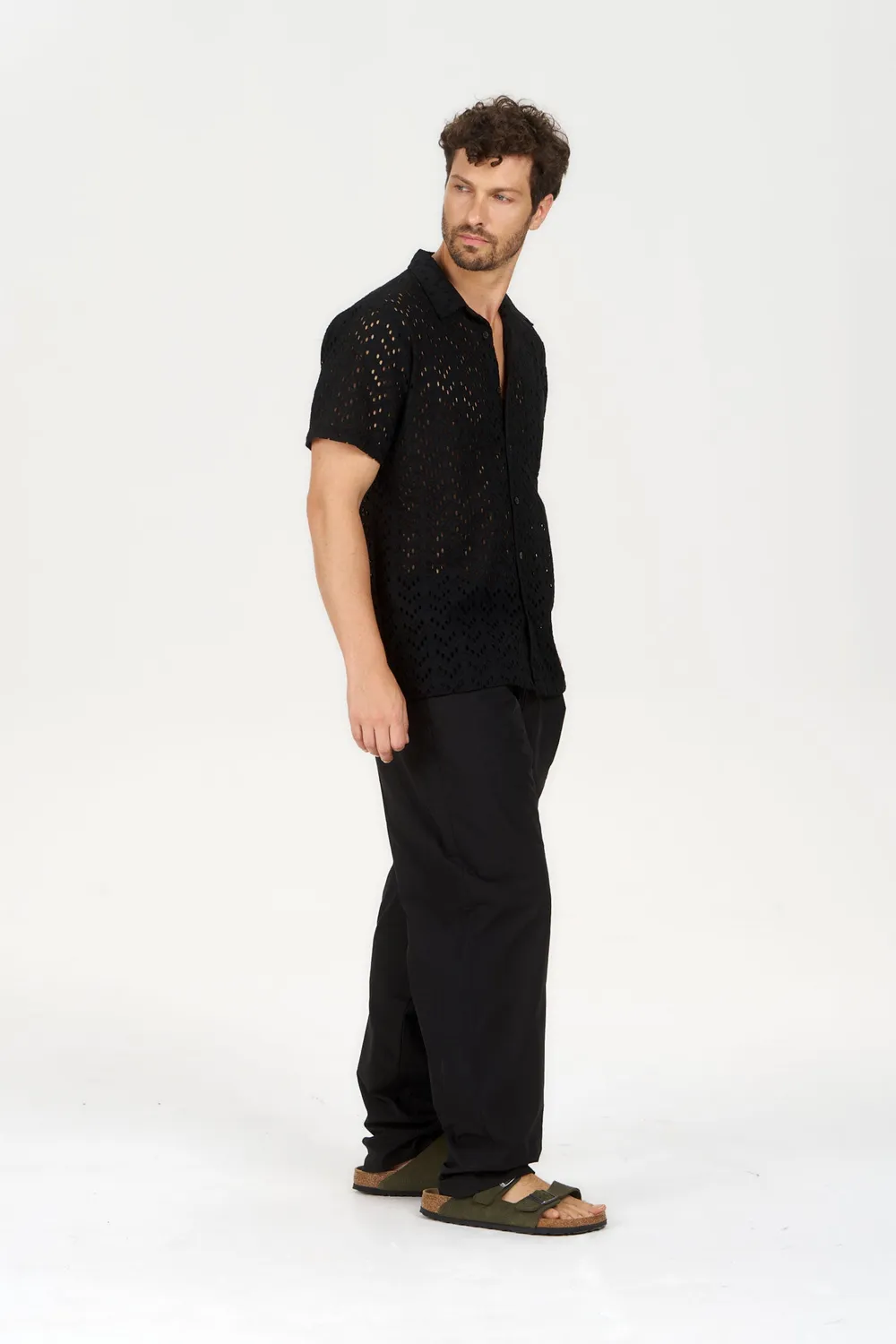 KOMODO BOWIE Hose Schwarz Herren Bio-Baumwolle