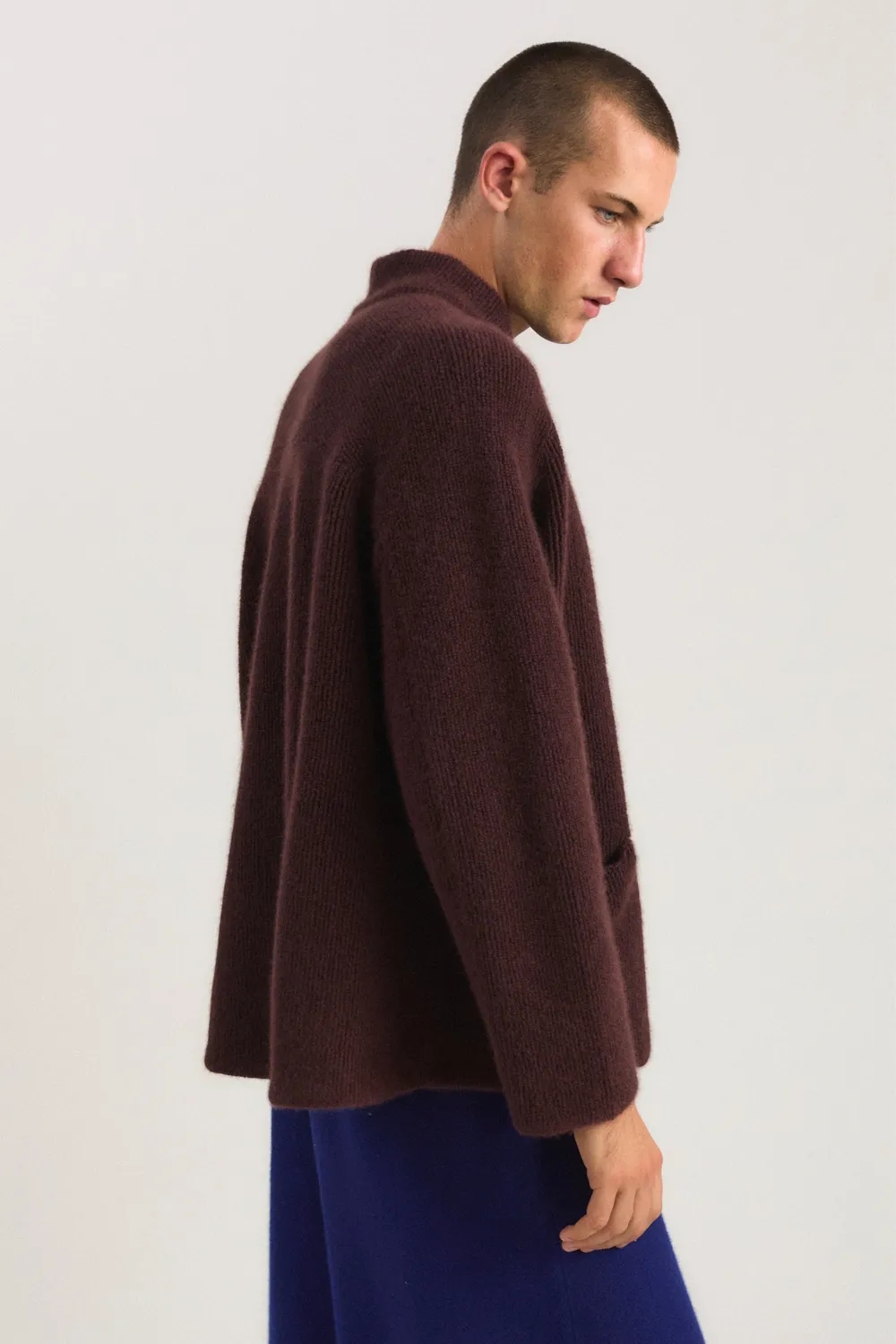Oyuna Arun Jacke Carob Kaschmir Strickjacke
