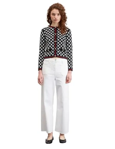 motivi Spring Summer 24 Cardigan Jacquardstrick kurz