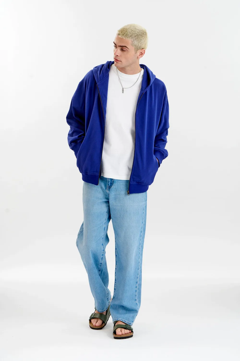 Komodo Luca Hoodie Herren Blau Bio-Baumwolle M