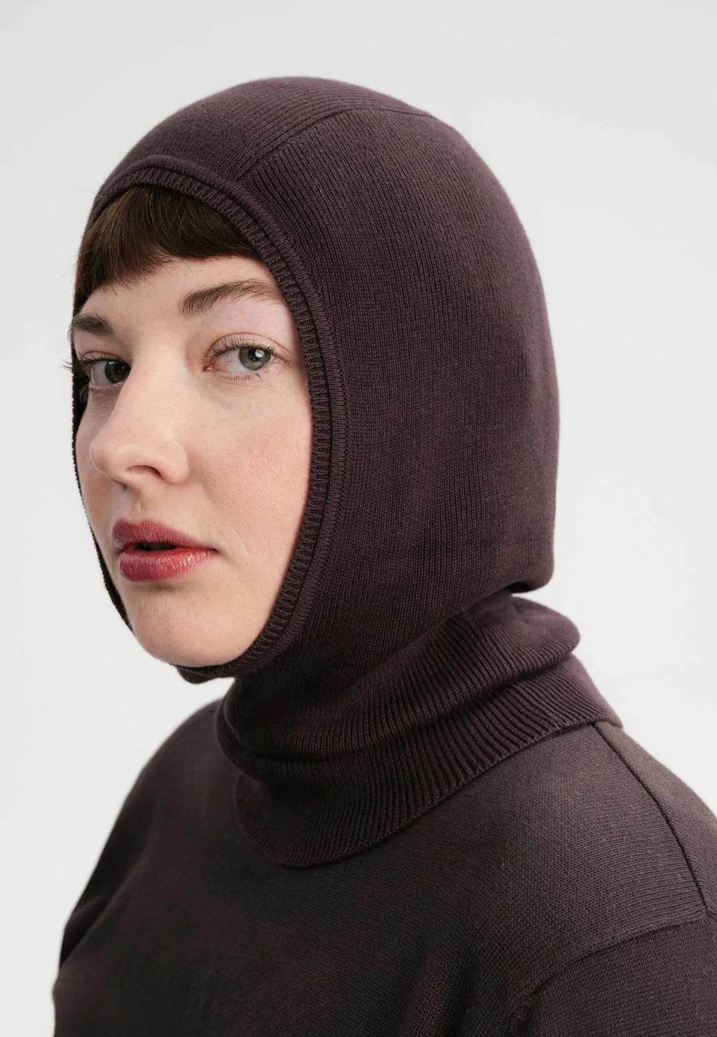 MELA CHARVI Balaklava schwarz aus Bio-Baumwolle