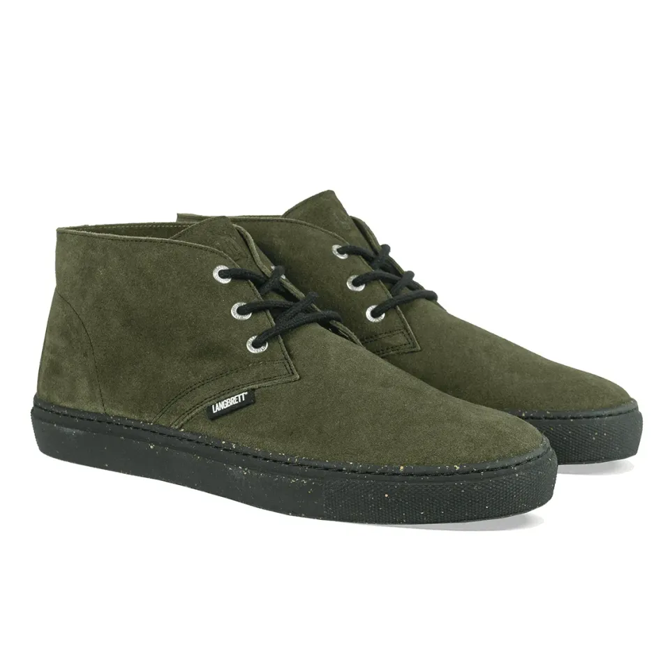 Langbrett SCB Boots Unisex Wildleder moosgrün