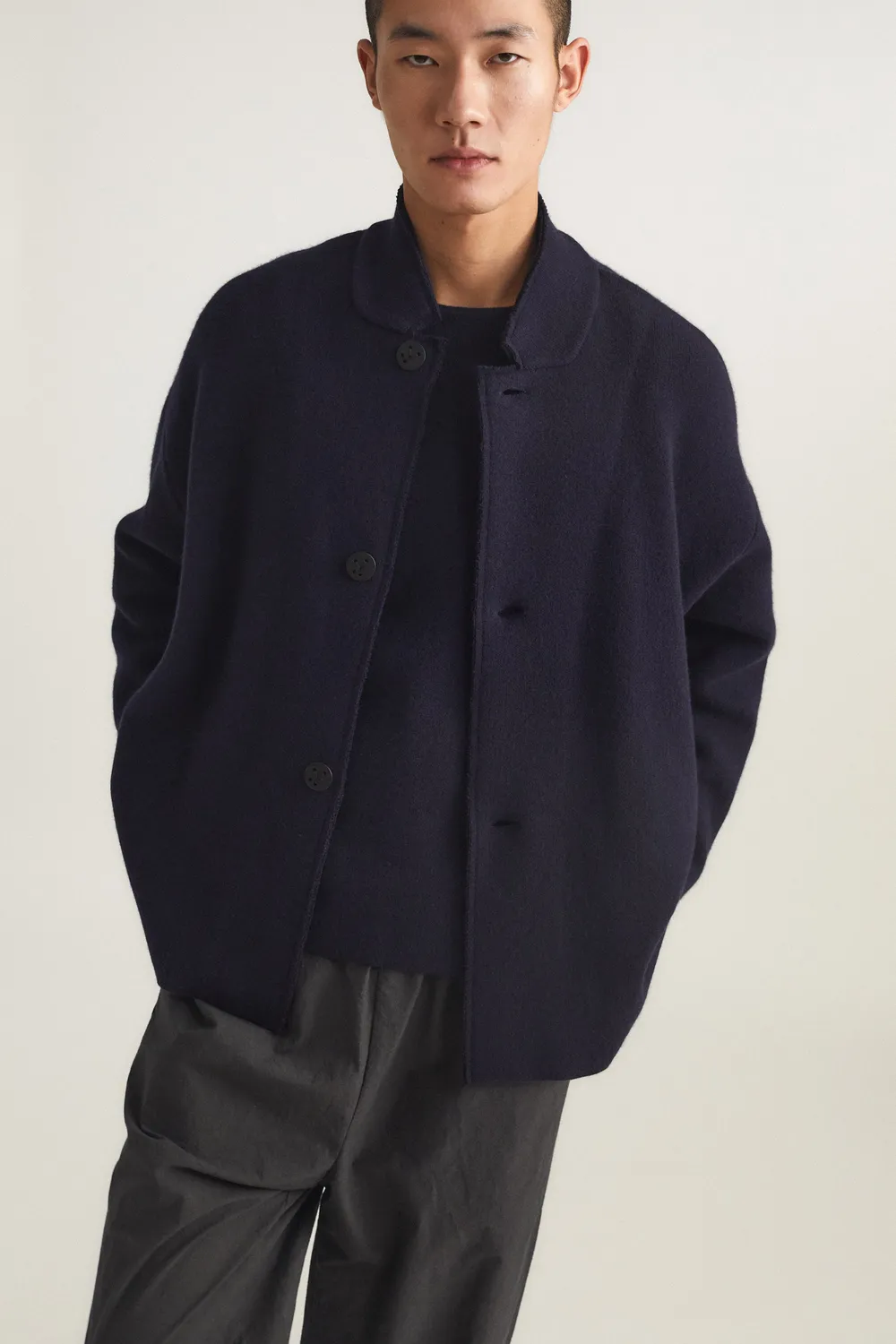 Oyuna Wind Jacke Ocean aus Kaschmir