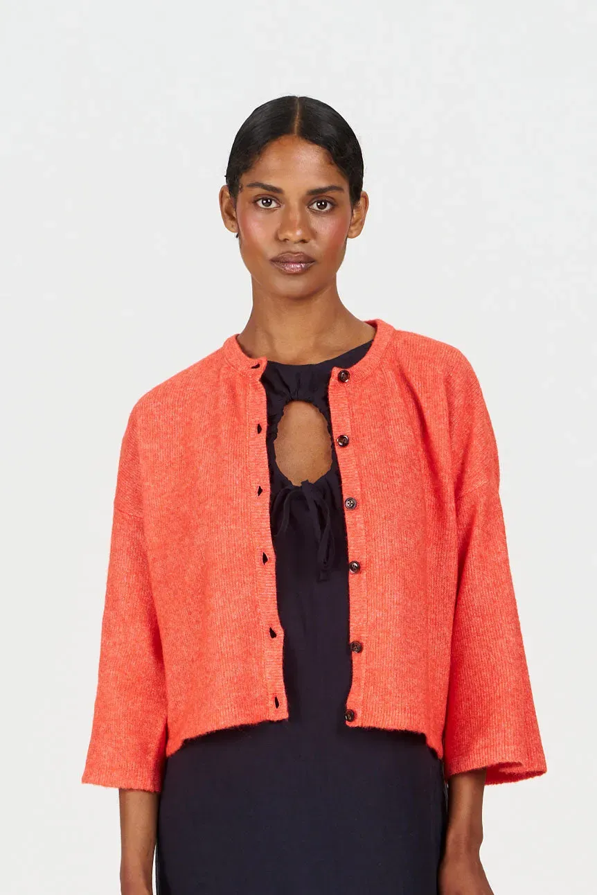KOMODO COVET Cardigan Orange Recycling-Poly Damen