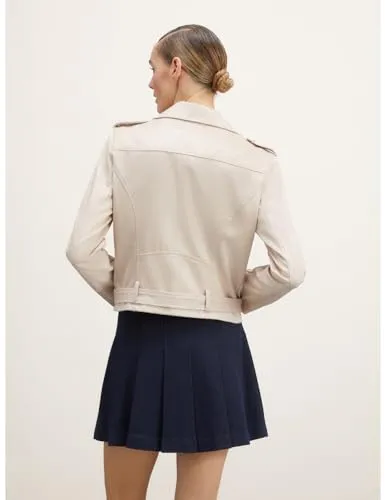 Motivi Bikerjacke Wildleder-Effekt mit Gurt