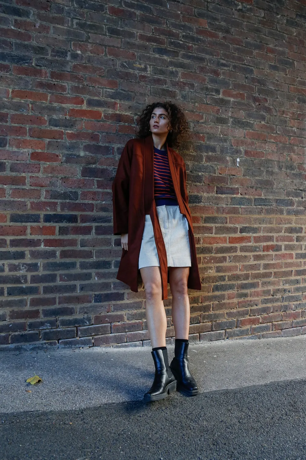 Komodo Kaia Mantel Chestnut Wollmix