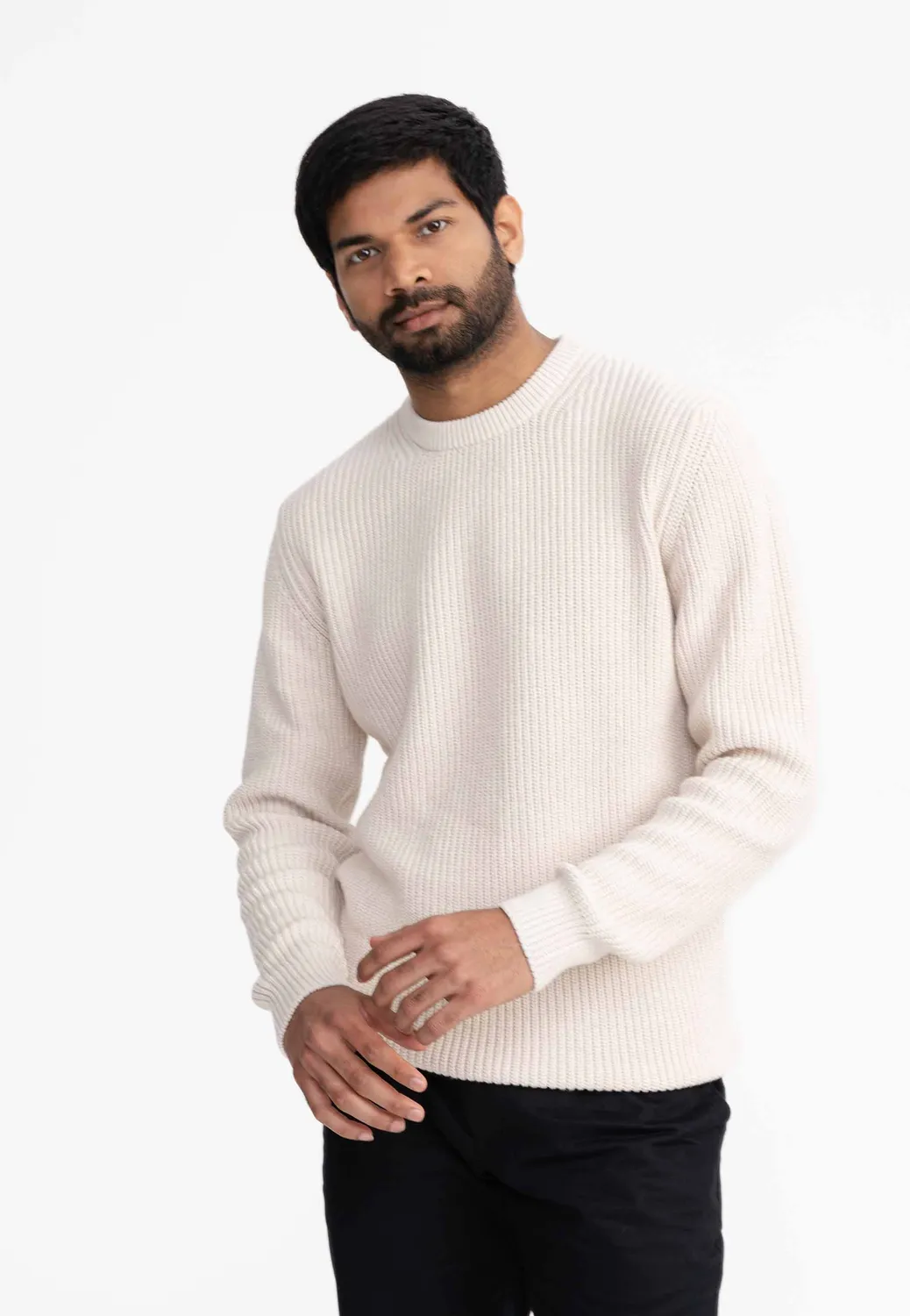 MELA RAVI Strickpullover aus Bio-Baumwolle
