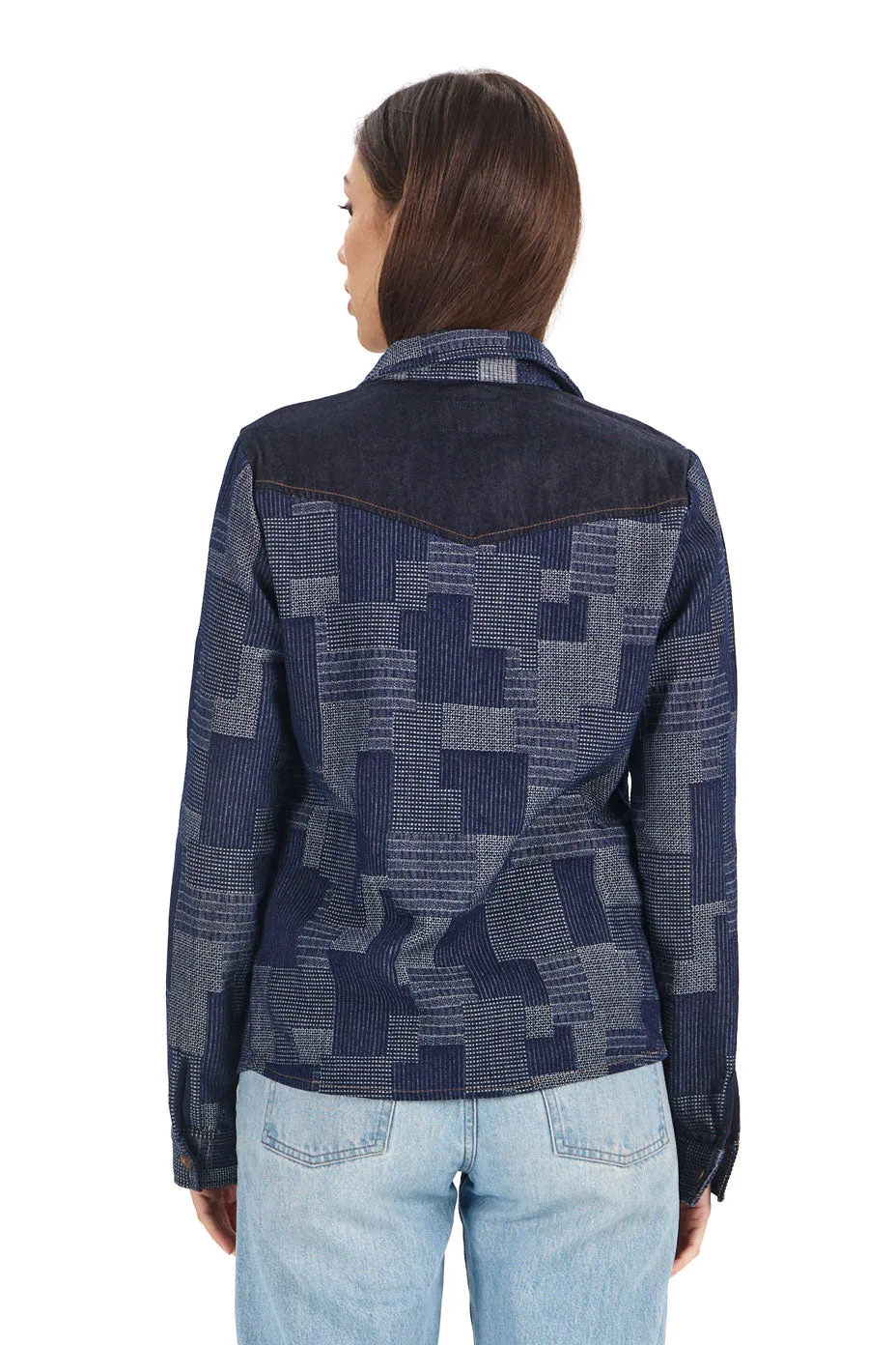 KOMODO STELLA Overshirt Bio-Baumwolle Denim