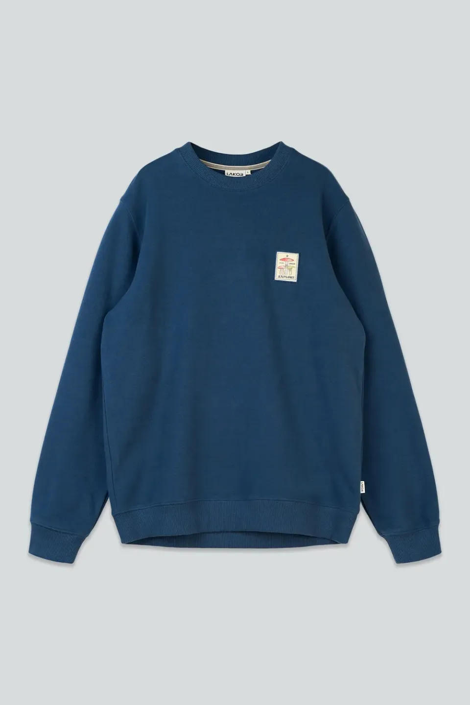 LAKOR Mushroom Trio Crewneck Sweatshirt Insignia Blue Bio-Baumwolle
