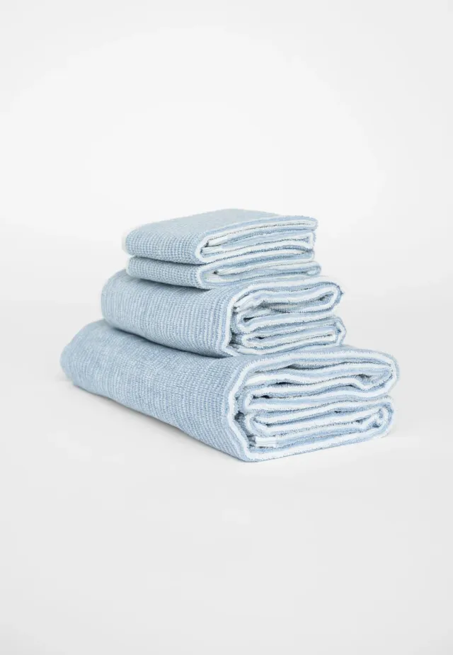 MELA TANVI Stripes Handtuch Set 3-teilig gestreift