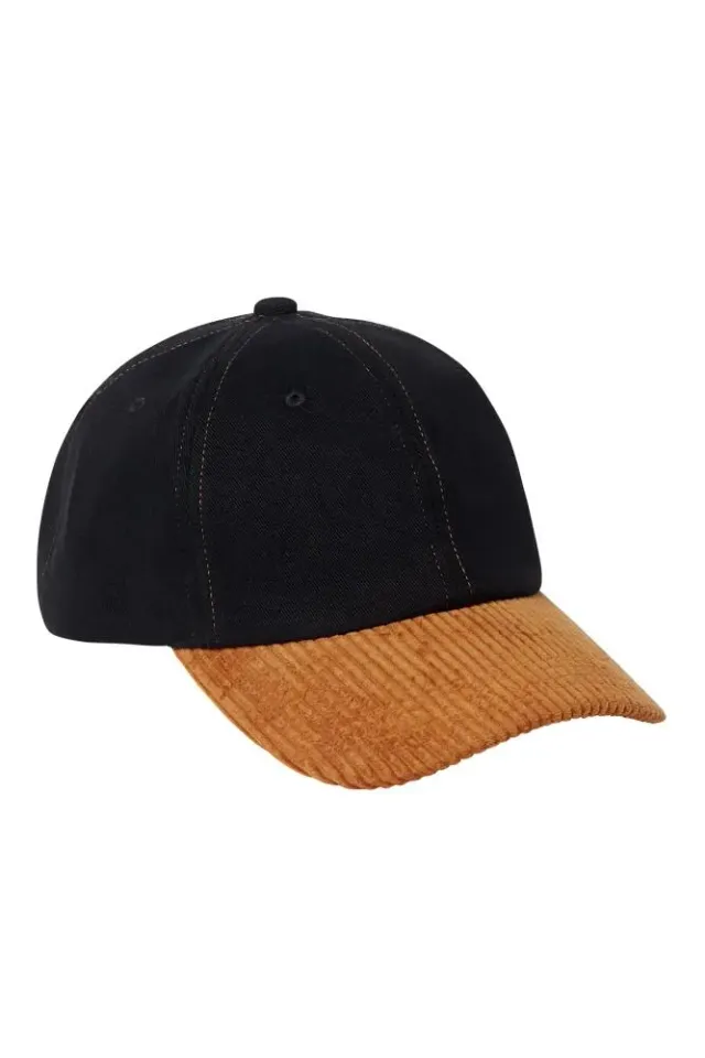 Komodo Rocky Cap Schwarz Bio-Baumwolle