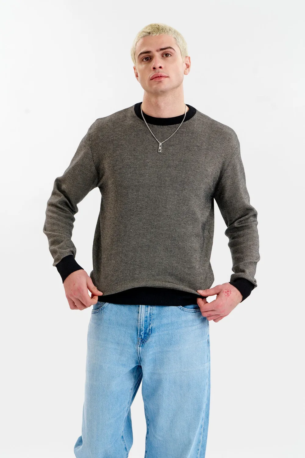 KOMODO LEON Pullover Mono Bio-Baumwolle Herren