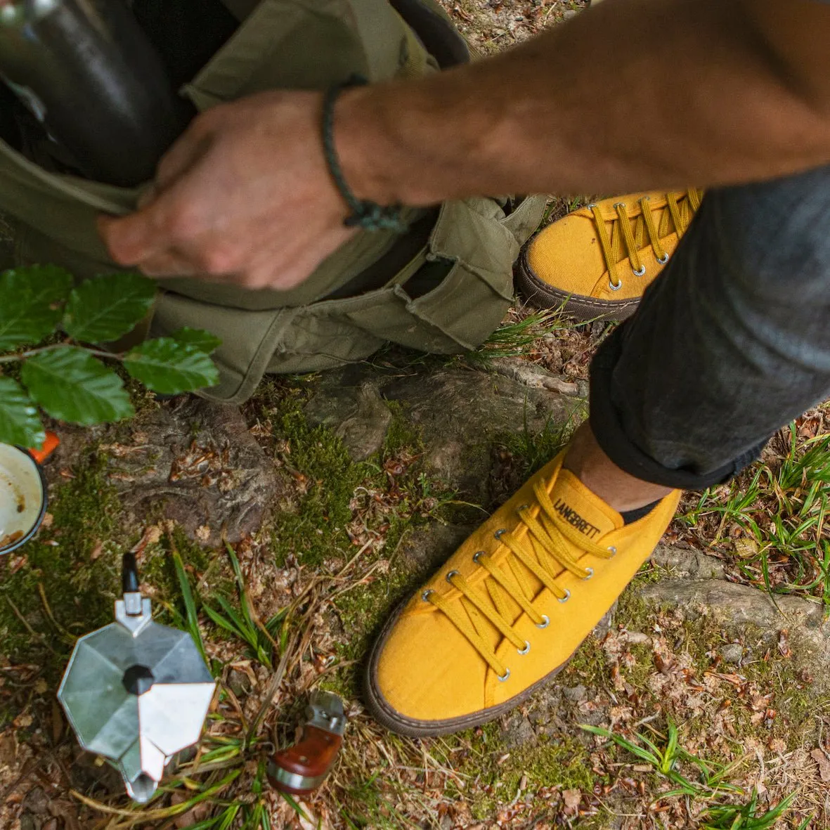 Langbrett SUM Sneaker vegan recycelte Baumwolle leicht