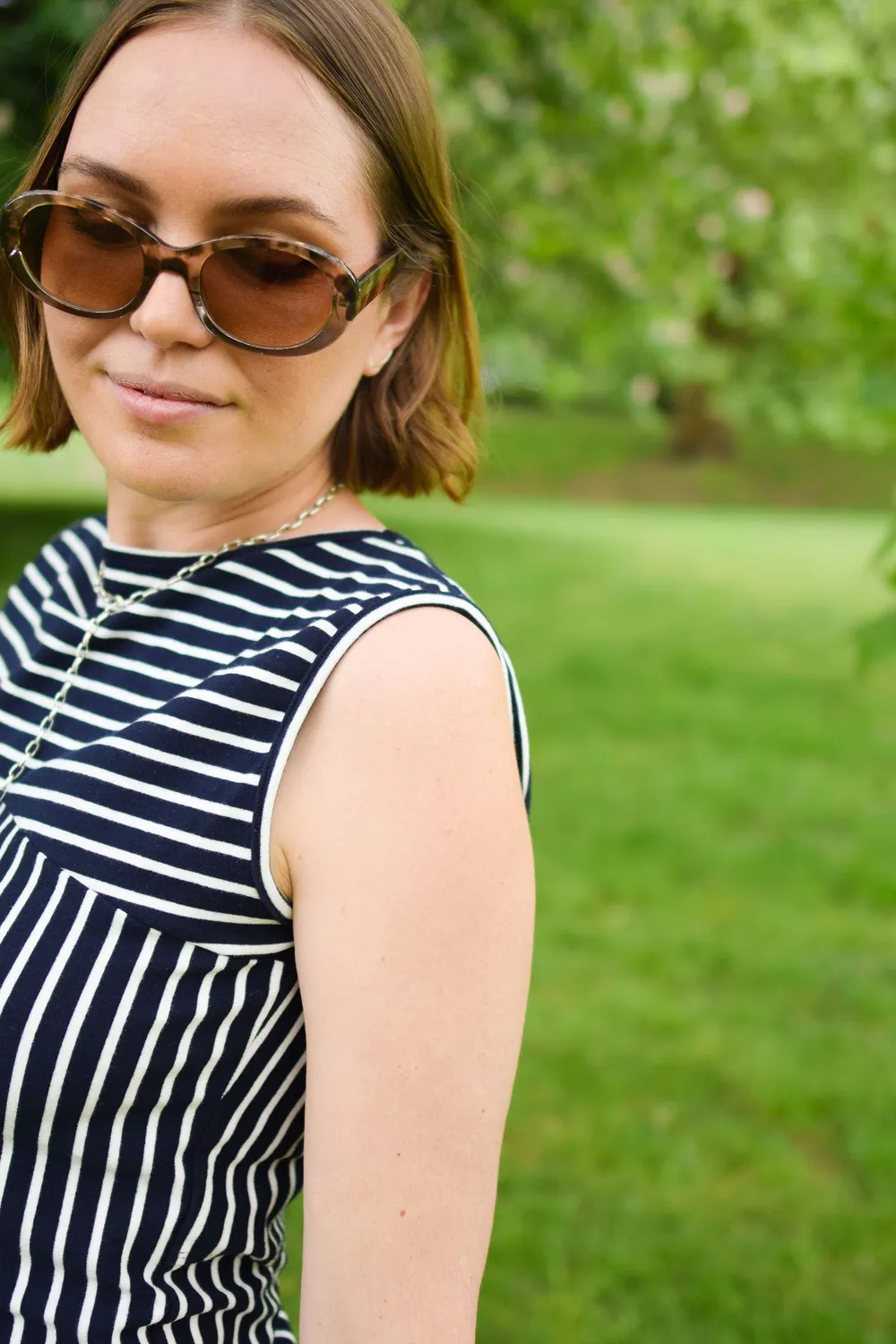 Komodo Etosha Top Damen navy-streifen Stretch