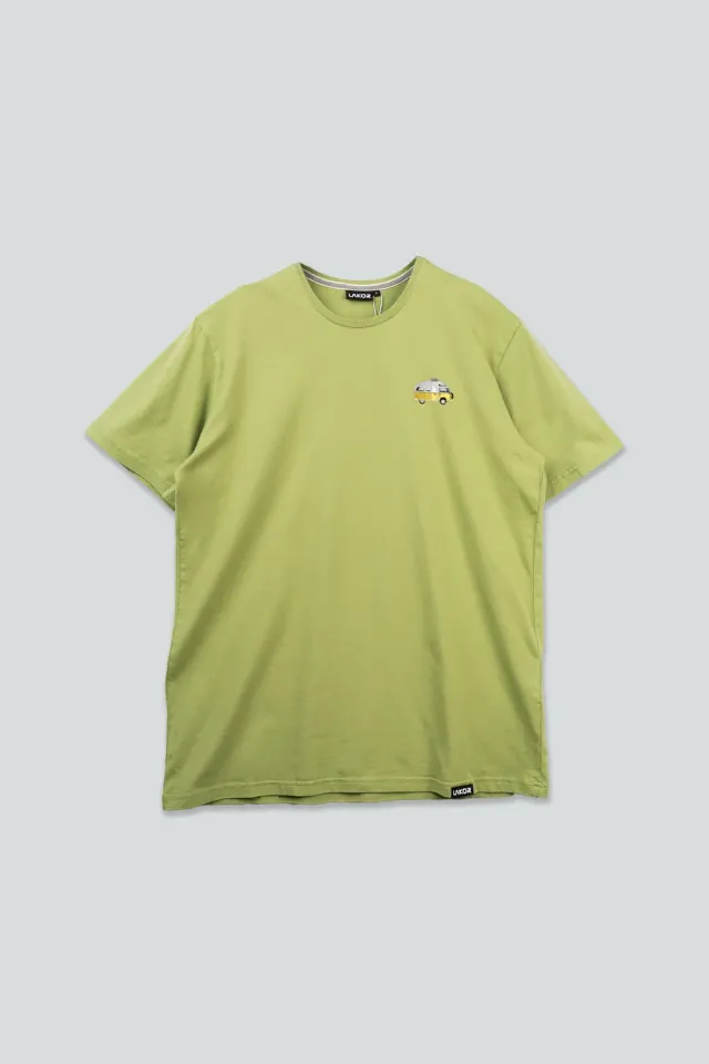 LAKOR Mini Sun Camper T-Shirt Mosstone Bio-Baumwolle