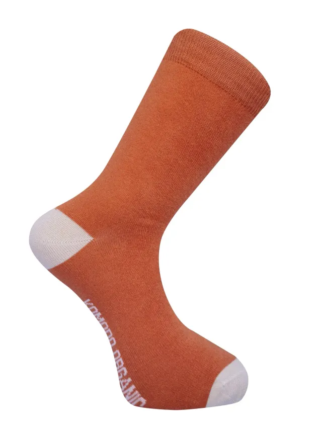 Komodo Punchy Socken Orange Bio-Baumwolle
