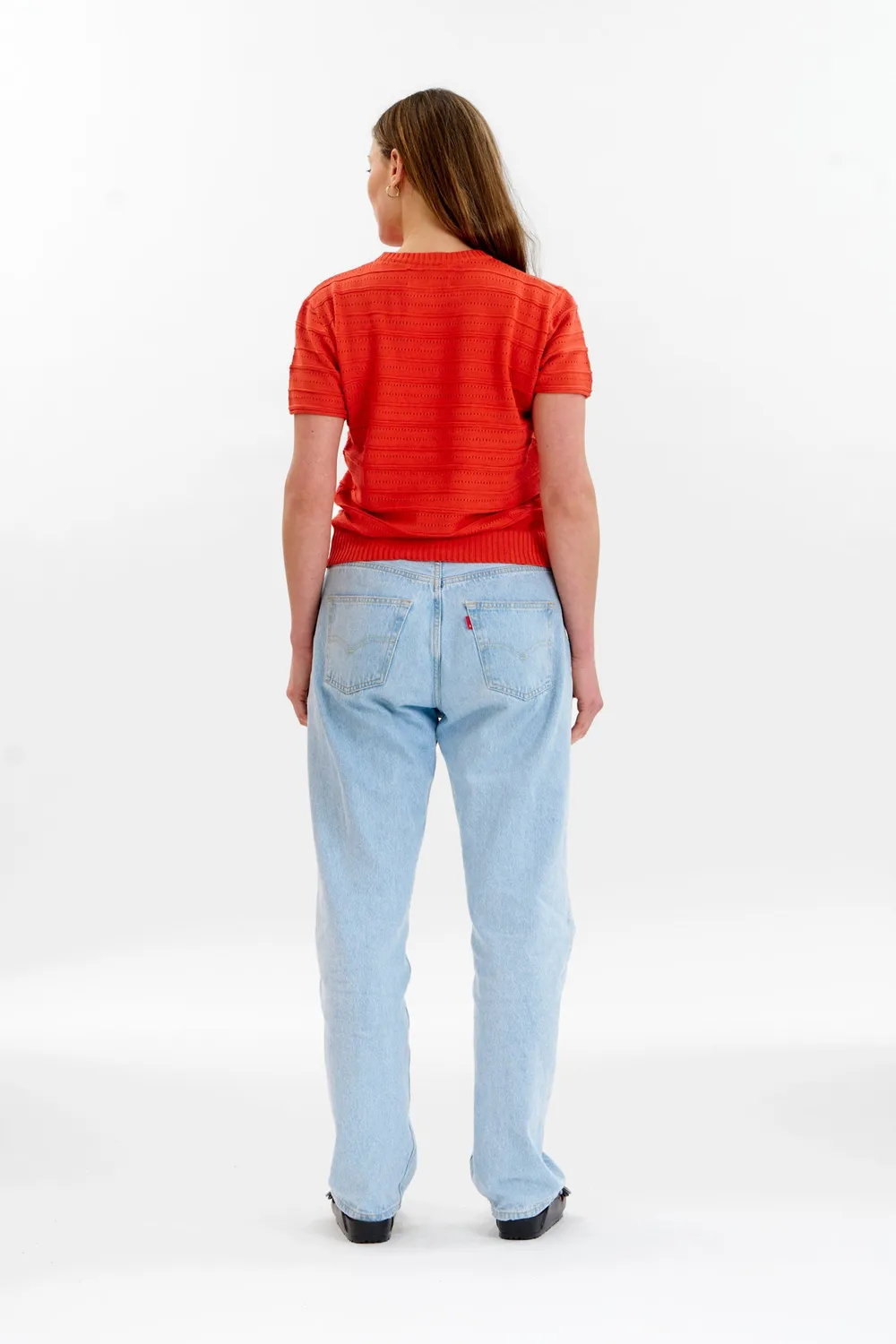Komodo Posey Strick-Tee Rot Bio-Baumwolle