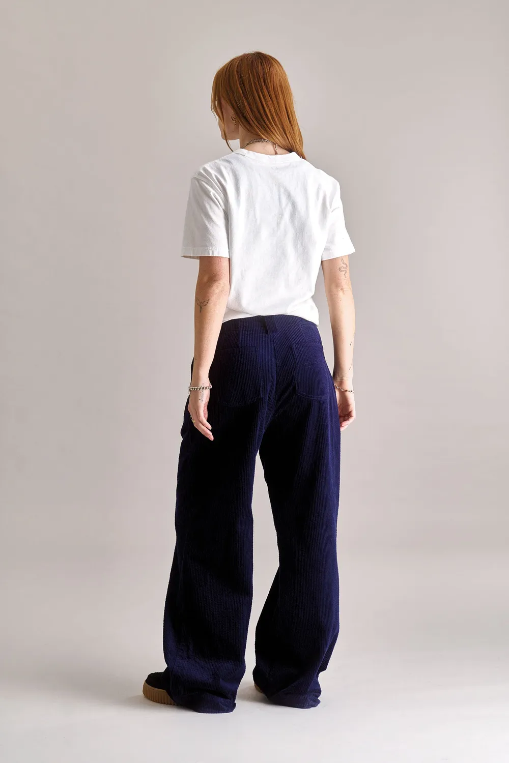 KOMODO LOLA LILLY Cordhose Navy Bio-Baumwolle