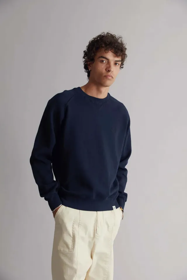 Komodo Anton Sweatshirt Navy Bio-Baumwolle