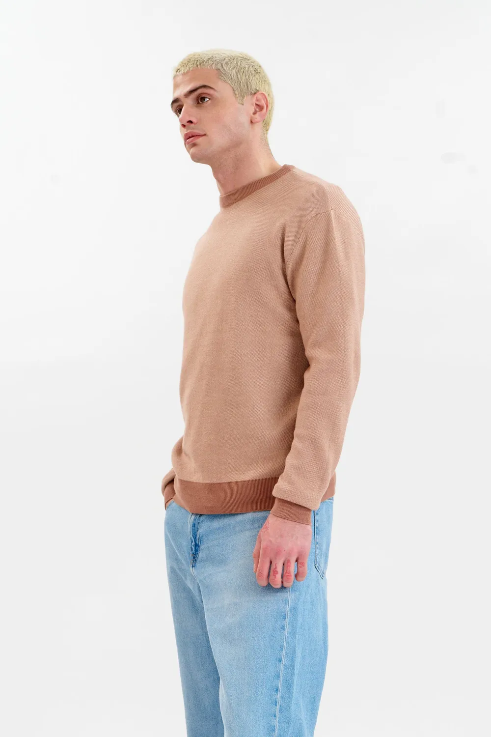 Komodo Leon Pullover Coffee Bio-Baumwolle Herren