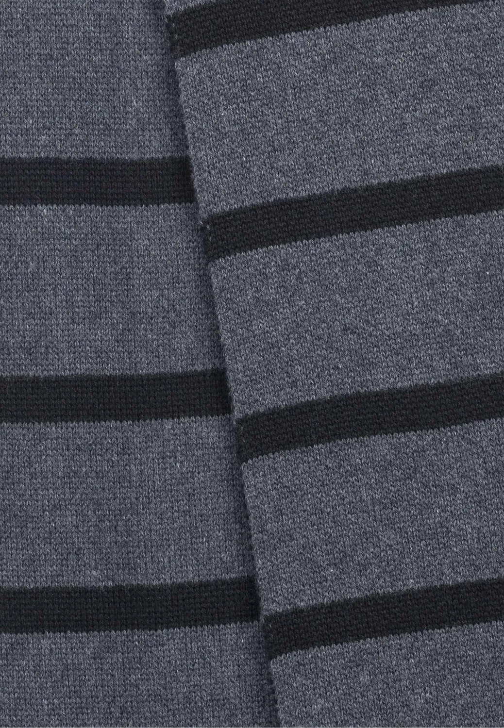 MELA BANHI Strickschal schwarz aus Bio-Baumwolle