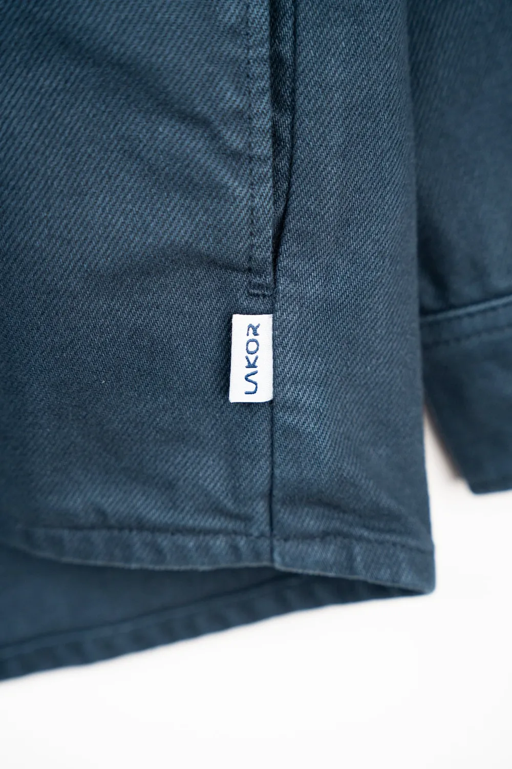 LAKOR Spork Overshirt Blueberry Hemdjacke Bio-Baumwolle