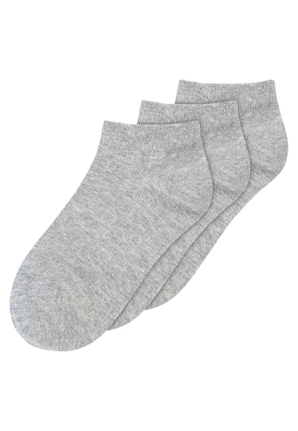MELA Sneaker Socken schwarz-weiß-grau 3er-Pack