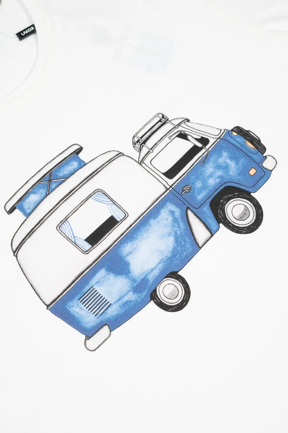 LAKOR Ocean Camper T-Shirt Star White Biobaumwolle