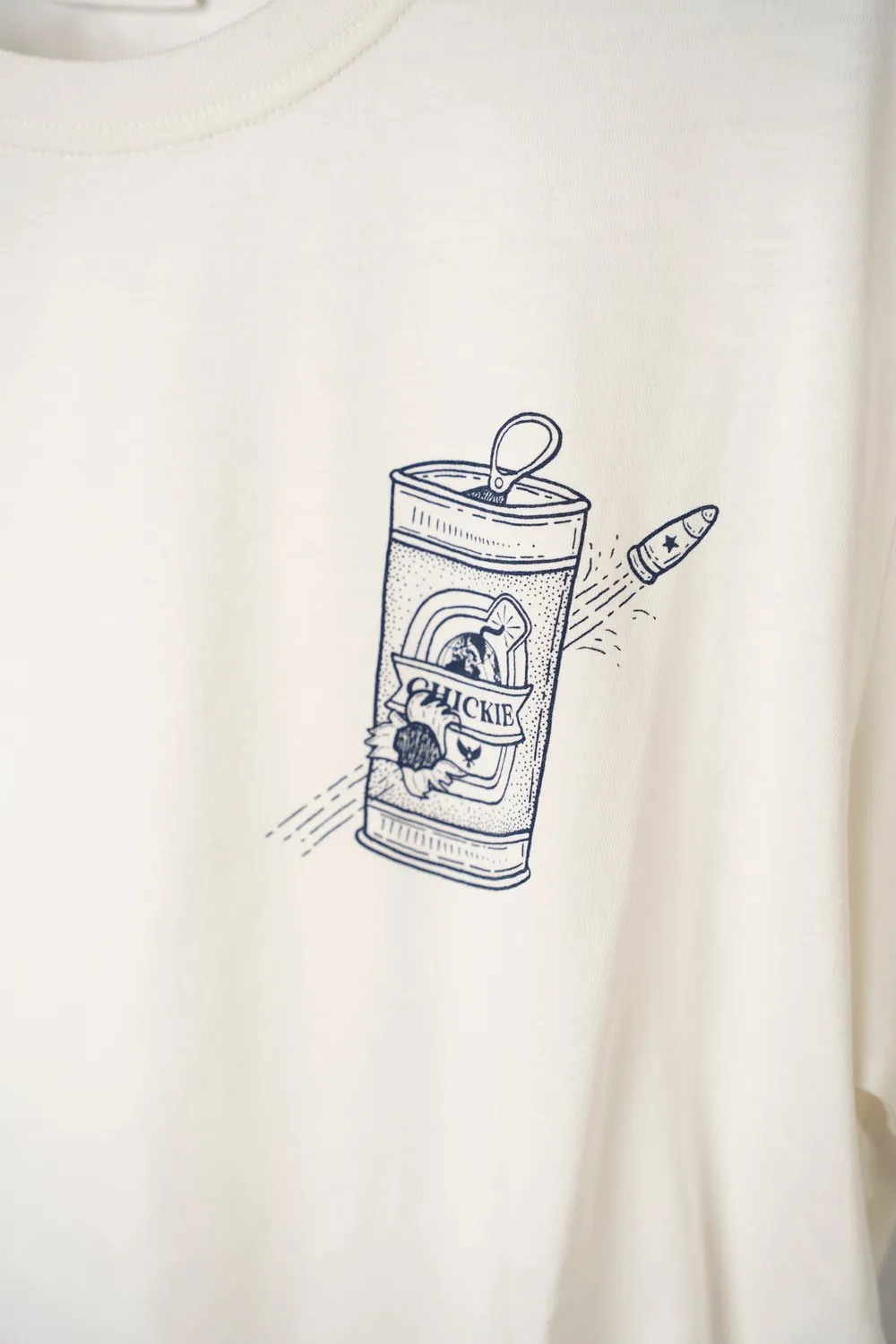LAKOR Chickie T-Shirt Star White S-XXXL Bio-Baumwolle