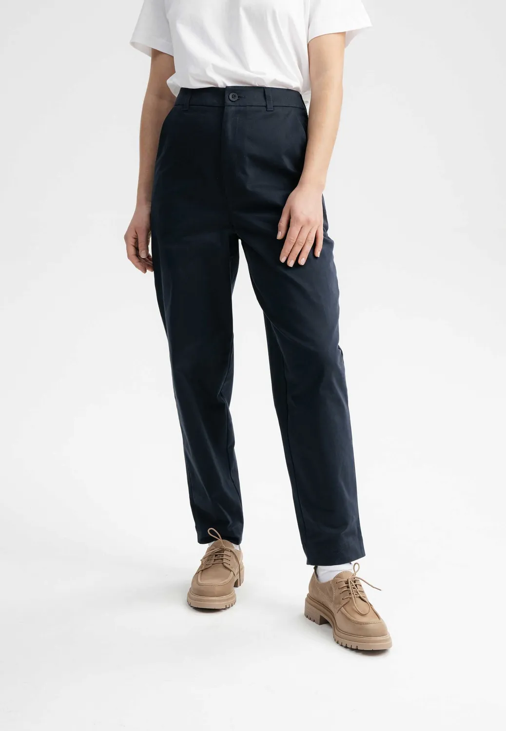 MELA JANAKI Hose schwarz Gr. 38 aus Bio-Baumwolle