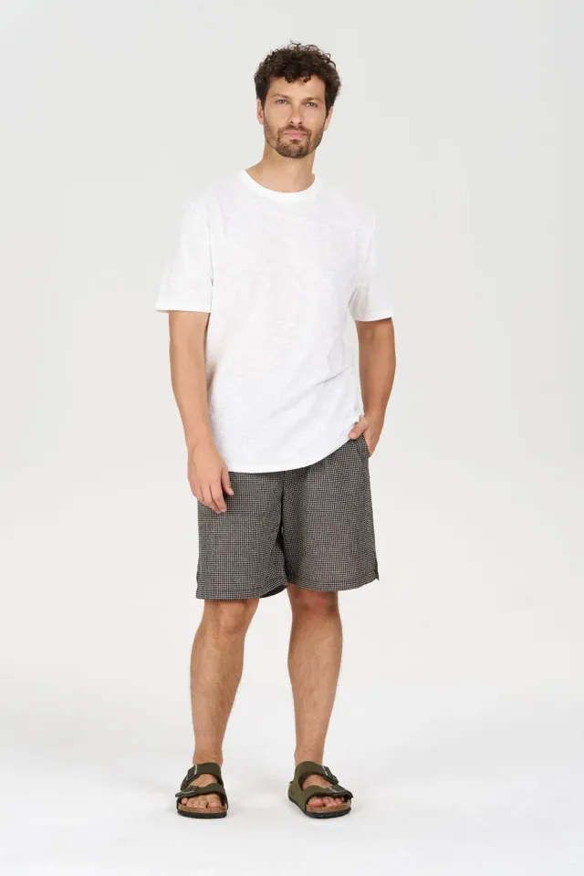 KOMODO JERRY Shorts Herren kariert Bio-Baumwolle