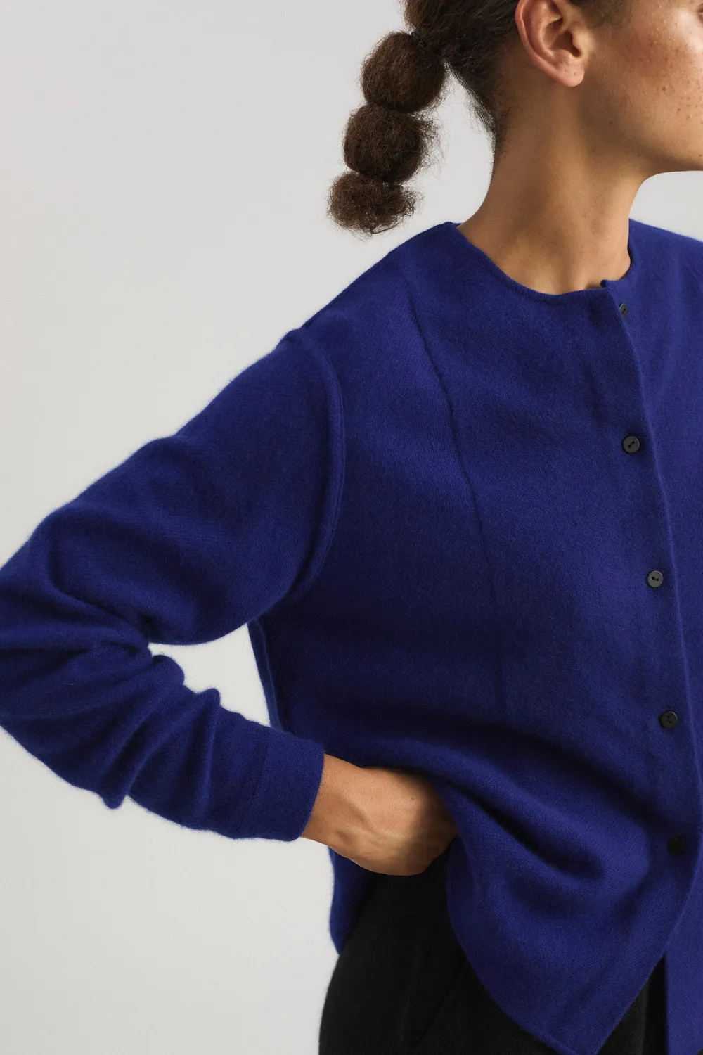 Oyuna Imura Shirt Hemd Ink Cashmere Smoking-Stil