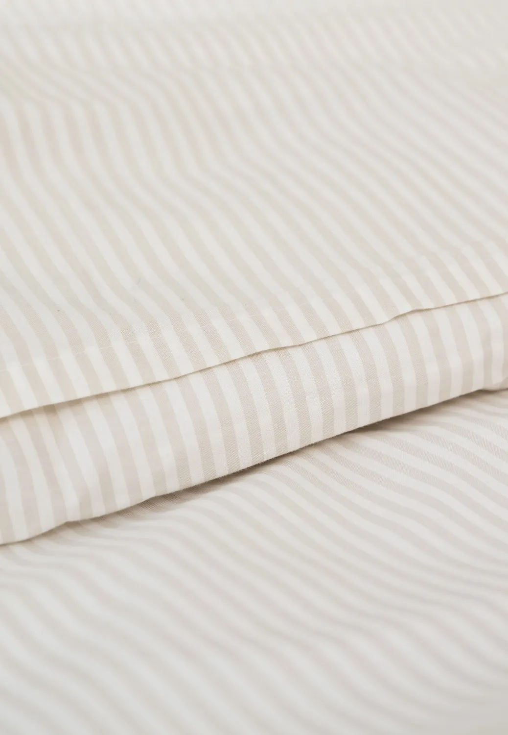 MELA Majuli Stripes Perkal Bettwäsche blau 155x220 Bio
