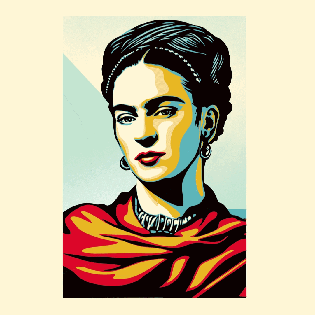 Obey The Woman Who Defeated Pain Poster Frida Kahlo 61x91