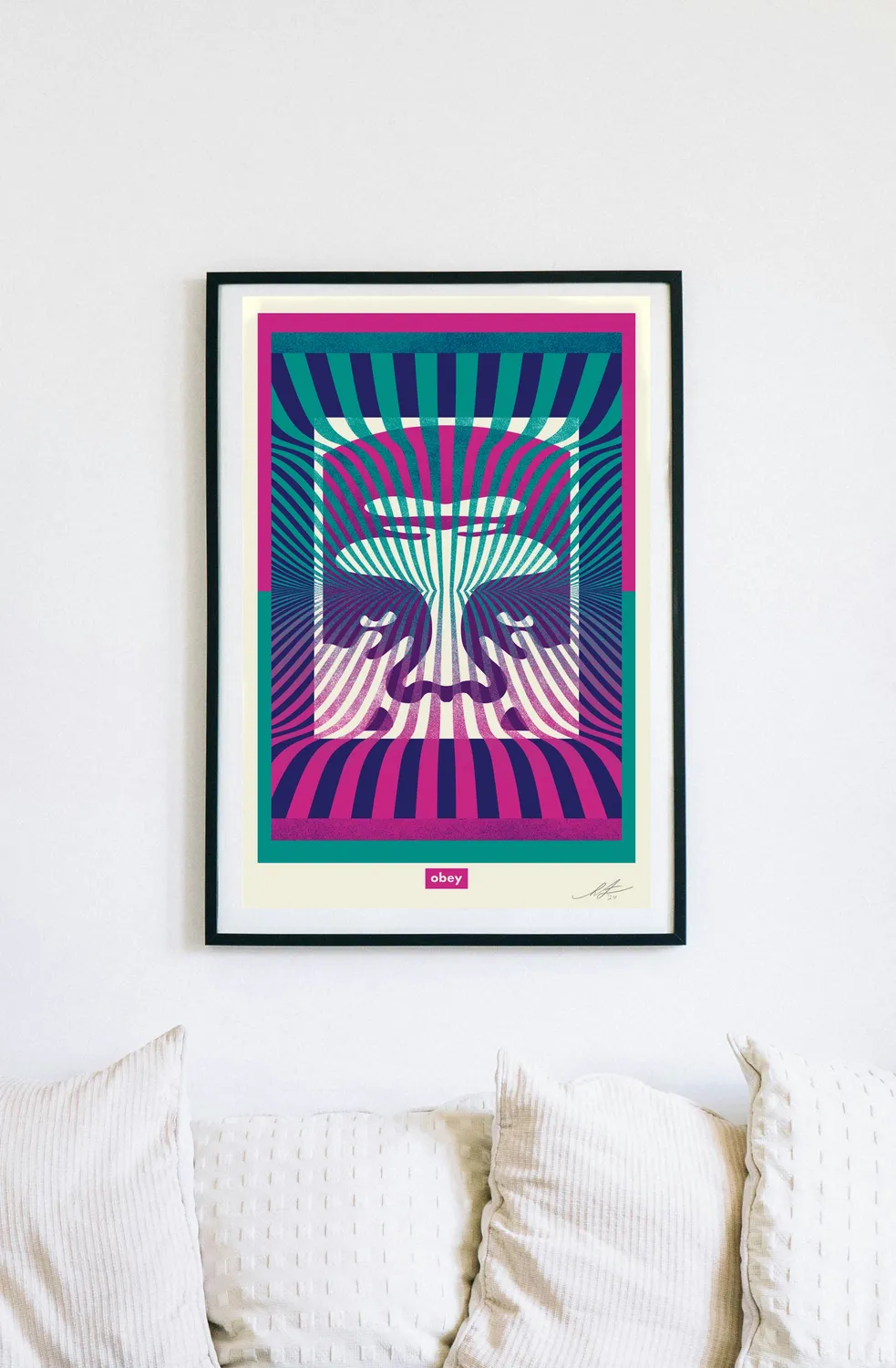 Obey Op Art Icon Lithografie 91x61cm offene Edition