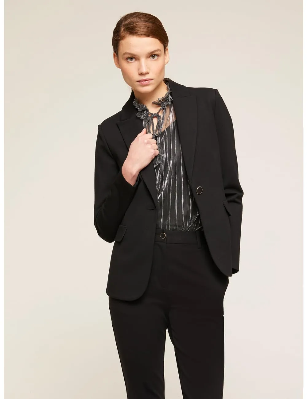 Motivi Blazer Milano-Rib ungefüttert tailliert