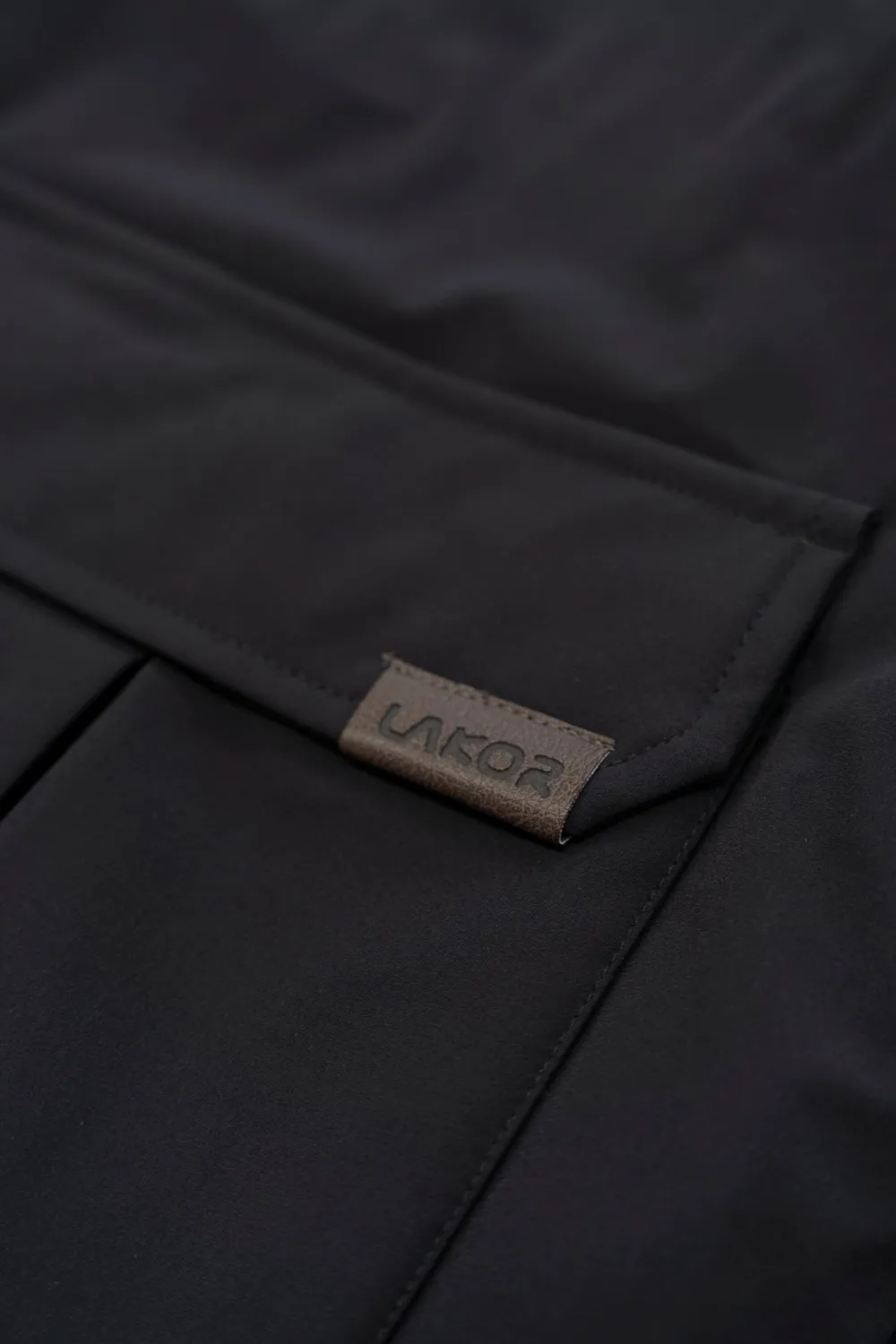 LAKOR Parka Jacke Schwarz Wasserdicht S-XXXL
