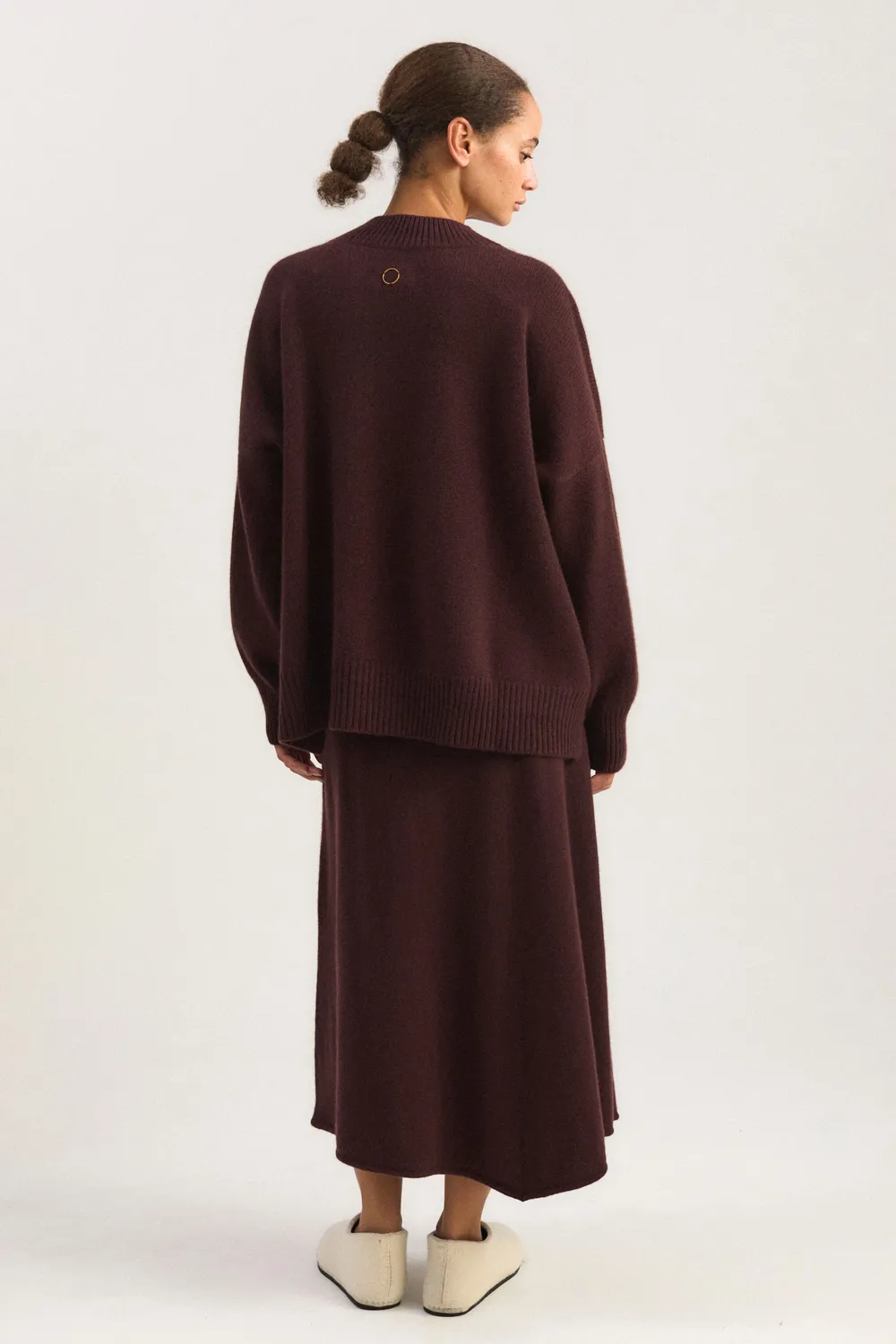 Oyuna Aila Pullover Carob Oversize Strick