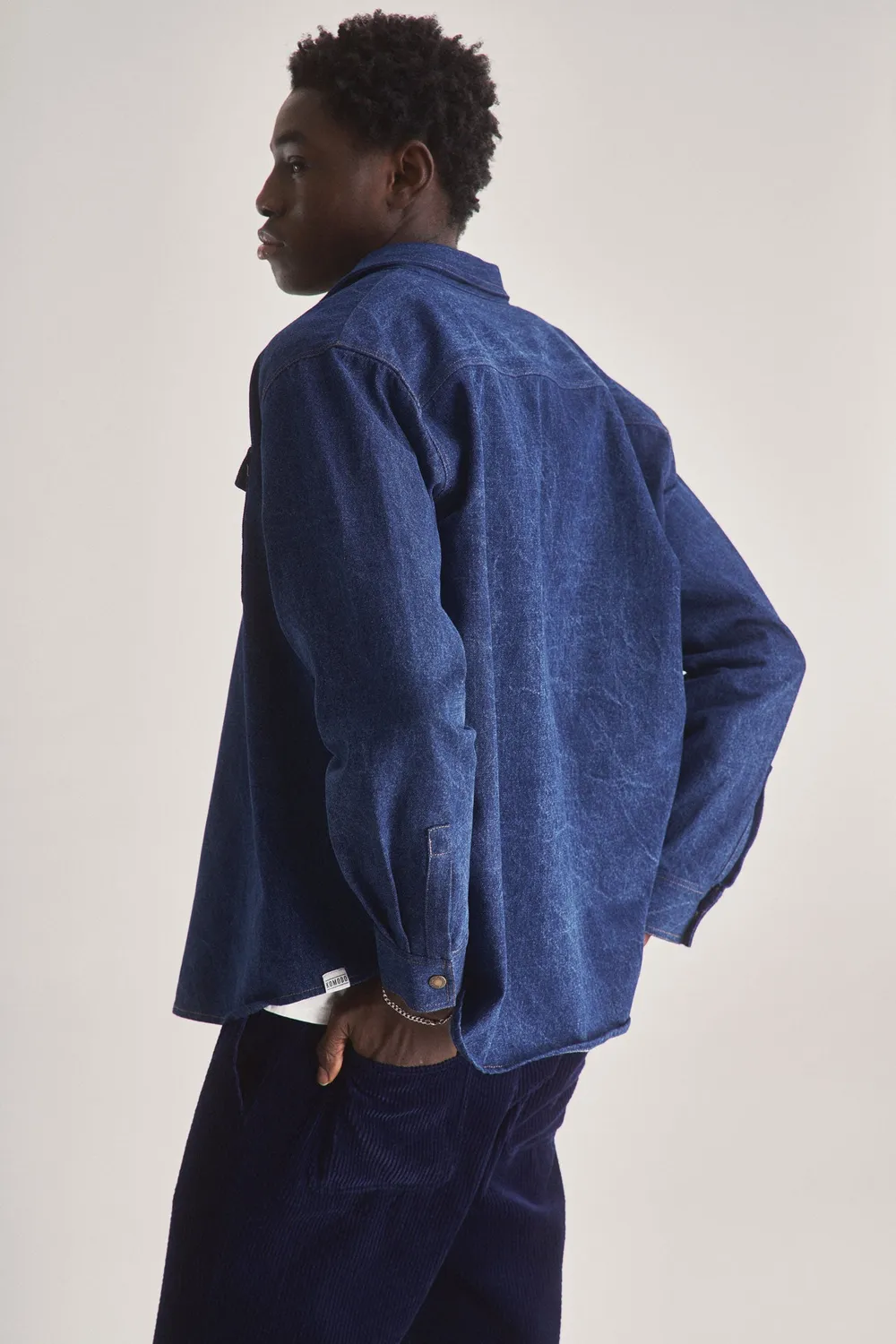 Komodo Karda Jeanshemd Herren Dark Denim Bio