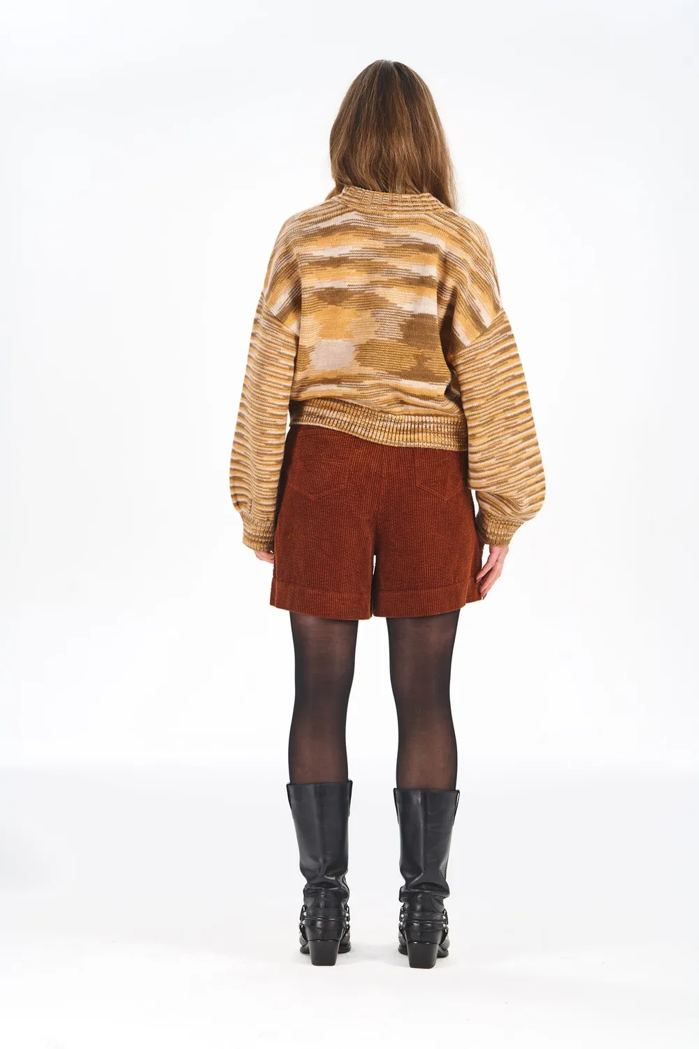 Komodo Faith Pullover Sand Space Dye Wolle EUR 38