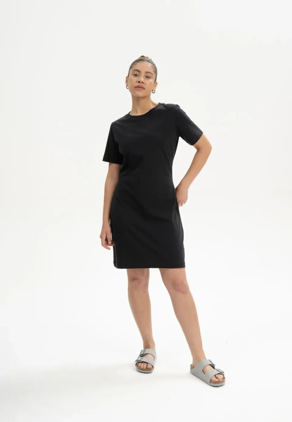 MELA Darsha T-Shirt-Kleid kurz aus Bio-Baumwolle