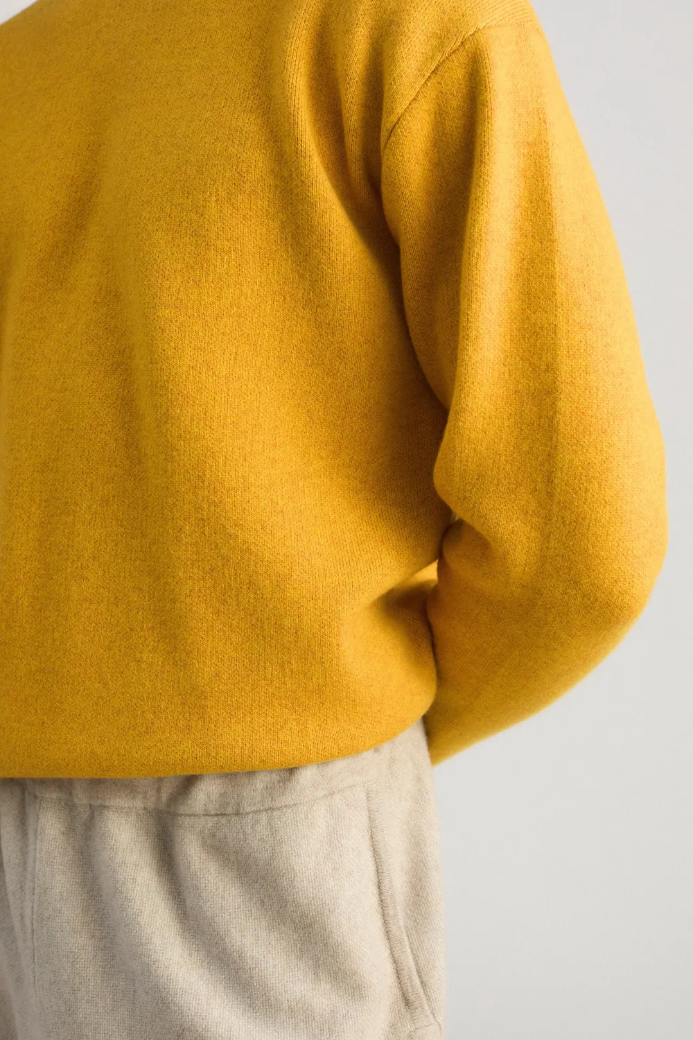 Oyuna Axa Pullover Amber-Taupe Wende Kaschmir